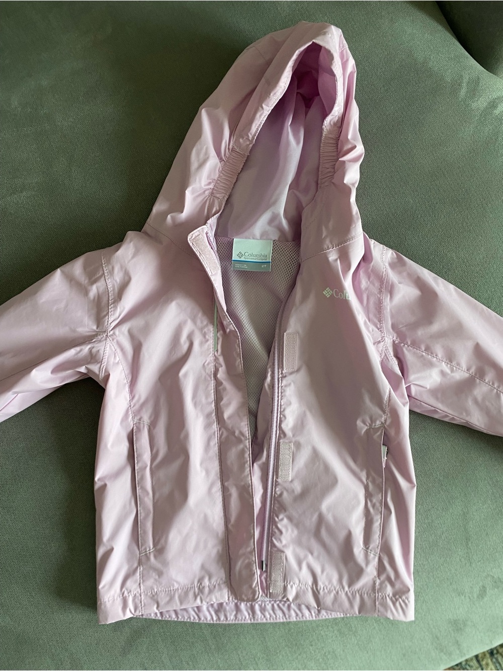 NWOT Columbia Rain Jacket Toddler 2T Pink Hooded